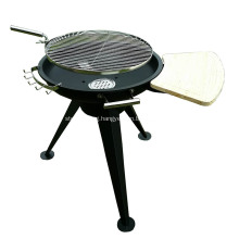 Huge Height Adjustable Charcoal BBQ Grill